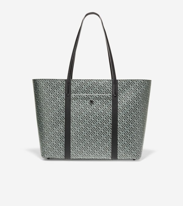 Coated Canvas Tote Online now