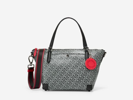 Monogram Top Zip Tote Discount