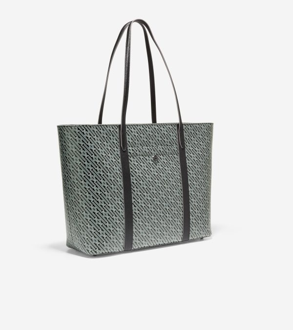 Coated Canvas Tote Online now