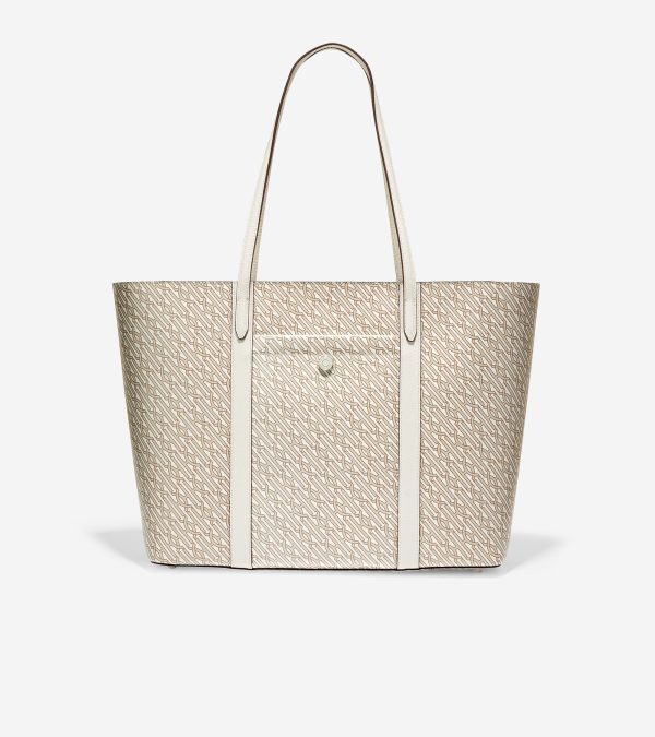 Coated Canvas Tote on Sale