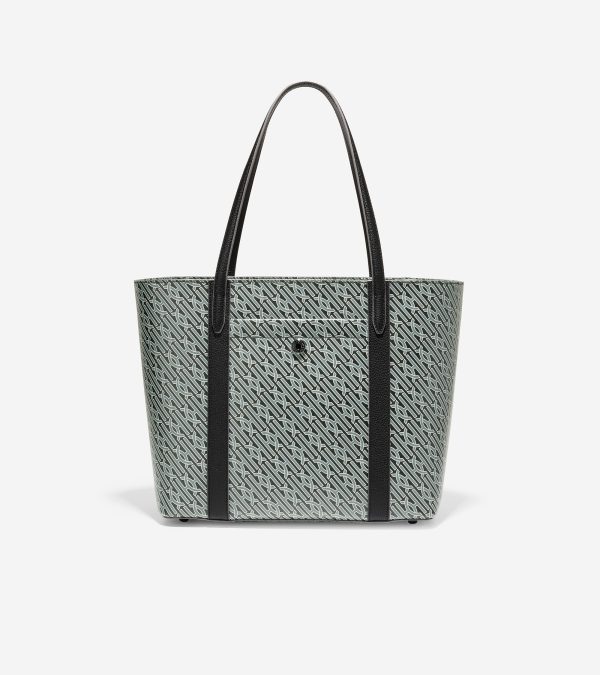 Coated Canvas Small Tote Online Hot Sale