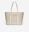 Coated Canvas Tote on Sale