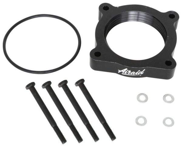 Airaid 04-13 Nissan Titan   Armada 5.6L 04-10 Infiniti QX-56 5.6L PowerAid TB Spacer- Black Hot on Sale