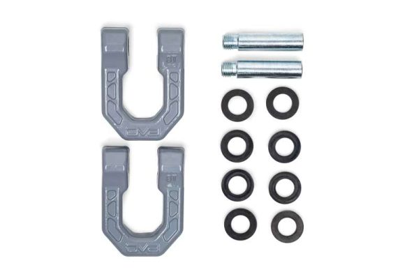 DV8 Offroad Elite Series D-Ring Shackles - Pair (Gray) Discount