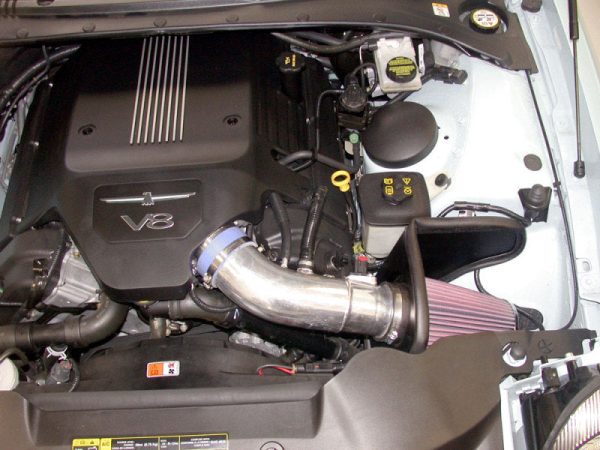 K&N Performance Intake Kit TYPHOON; FORD T-BIRD, 3.9L (CA), 03-04; POLISH Online Hot Sale