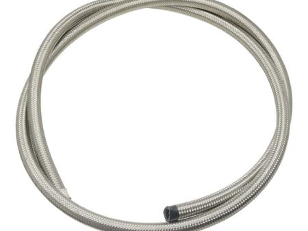 DeatschWerks 6AN Stainless Steel Double Braided CPE Hose - 6ft For Sale