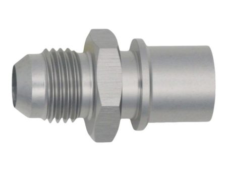 DeatschWerks 6AN Male Flare to Toyota Module Quick Connect - Anodized DW Titanium Online now