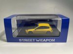 STREET WEAPON 1 64 Honda Civic EG6 Diecast Model Car-Yellow Carbon Fiber Hood For Discount