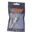 DeatschWerks 6AN Male Flare to Straight 5 16in Single Hose Barb - Anodized DW Titanium Supply