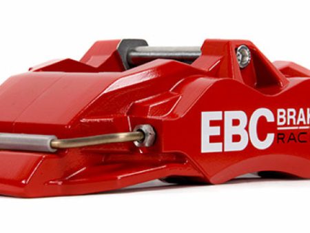 EBC Racing 14-19 BMW M3 F80 F82 F87 3.0T Red Apollo-6 Front Left Caliper Hot on Sale