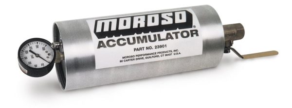 Moroso Oil Accumulator - 1.5 Quart - 10in x 4.25in Discount