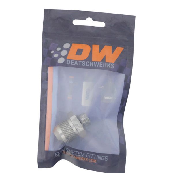 DeatschWerks 6AN ORB Male to 10AN Male Flare Adapter - Anodized DW Titanium Hot on Sale