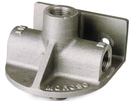 Moroso Chevrolet Big Block Small Block Oil Filter Adapter - Remote Mount - Inlet Right Outlet Left For Cheap