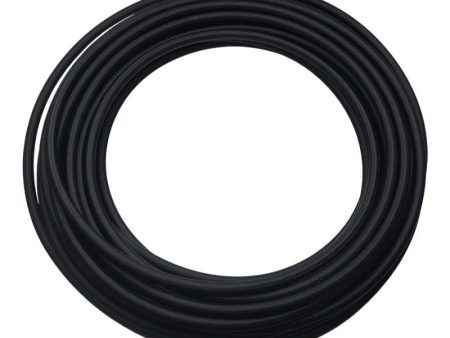 DeatschWerks 6AN Black Nylon Braided CPE Hose - 50ft Discount