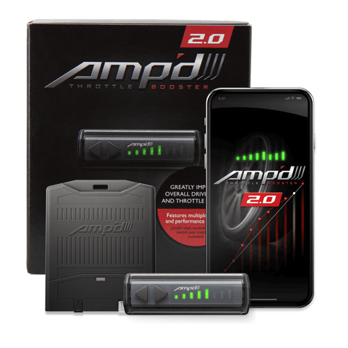 Amp D 2.0 Throttle Booster w  Bluetooth Switch 2006-2007 GM Trucks - Diesel - 50 State Legal Discount