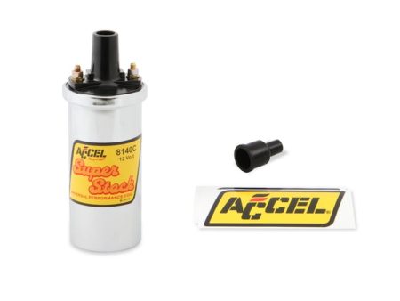 ACCEL Ignition Coil - Chrome - 42000v 1.4 ohm primary - Points - good up to 6500 RPM ACCEL 8140C superstock ignition coil is a chrome canister style high performance replacement coil. Online now