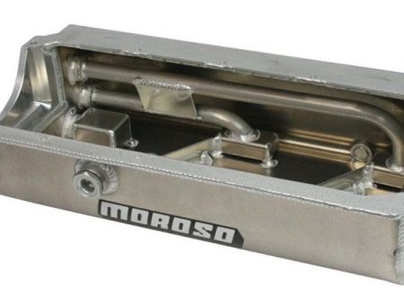 Moroso Pre-85 Chevrolet Small Block (w Two Pick Ups) Sprint Car Dry Sump 6.5in Aluminum Oil Pan Cheap