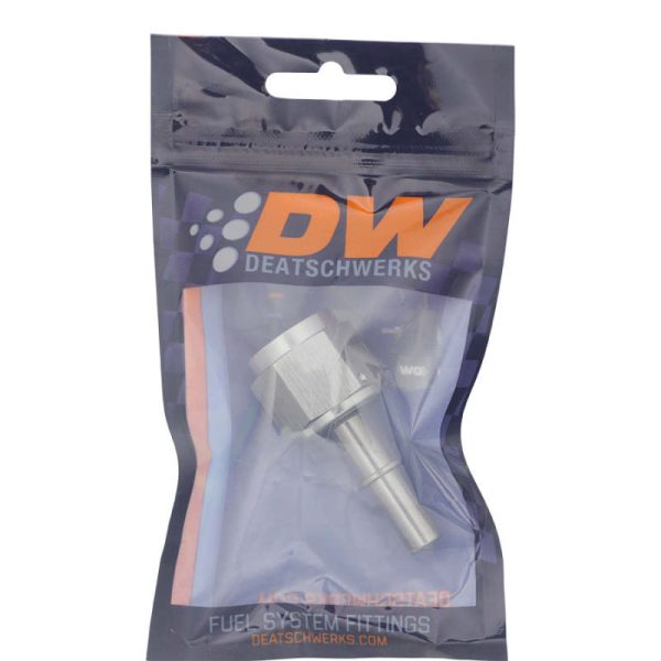 DeatschWerks 10AN Female Flare Swivel to 3 8in Male EFI Quick Disconnect - Anodized DW Titanium Cheap