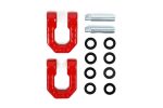 DV8 Offroad Elite Series D-Ring Shackles - Pair (Red) on Sale