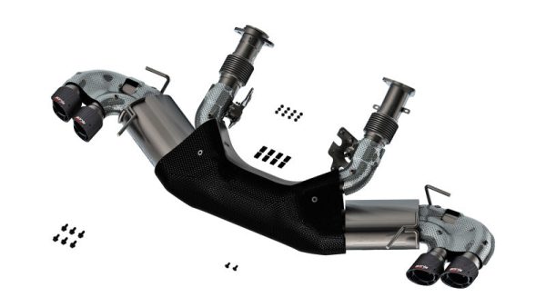 Borla 20-23 Chevy Corvette 6.2L V8 AT w o NPP 3in ATAK Catback Exhaust - Carbon Fiber Tips Supply