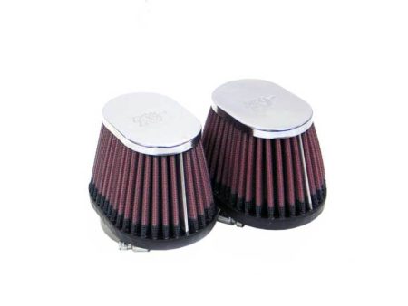 K&N 1-3 4in FLG 4 X 2-7 8in B 3 X 2in T 2-3 4in L (2 PER BOX) Universal Clamp-On Air Filter Online now