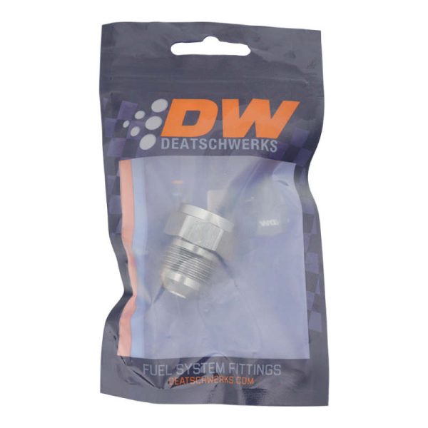 DeatschWerks 8AN Female Flare to 10AN Male Flare Expander - Anodized DW Titanium Sale