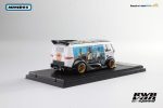 VOLKSWAGEN BUS VAN RWB GRAND THEFT AUTO GTA WHITE WITH GOLD WHEELS 1 64 SCALE DIECAST CAR MODEL Online Hot Sale