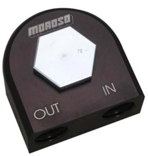 Moroso Universal Remote Oil Filter Adapter - 90 Degree - 20mm-1.5in Thread on Sale