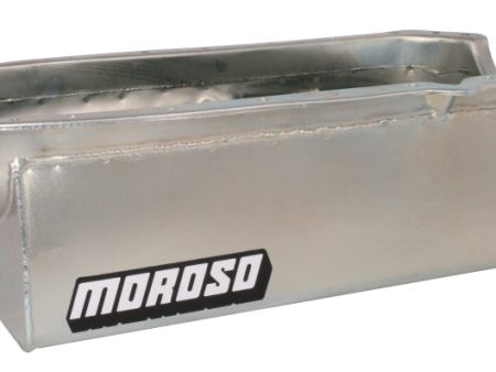 Moroso 65-Up Oldsmobile V-8 (330-455) Marine Stroker Box Sump Flat Bottom 10qt 7.25in Steel Oil Pan Online now