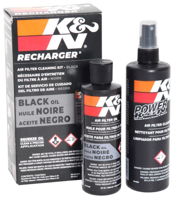 K&N Filter Cleaning Kit - Squeeze Black Fashion