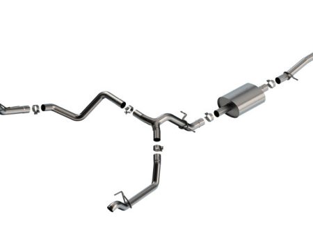 Borla 2023 GMC Sierra 1500(Non-USDM) 5.3L V8 AT 2 4WD 2DR REG CAB WB126 3in S-Type Catback Exhaust For Sale