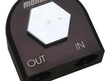 Moroso Universal Remote Oil Filter Adapter - 90 Degree - 18mm-1.5in Thread on Sale