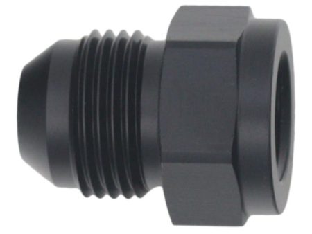 DeatschWerks 6AN Female Flare to 8AN Male Flare Expander - Anodized Matte Black For Sale