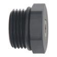 DeatschWerks 10AN ORB Male Plug Fitting with 1 8in NPT Gauge Port - Anodized Matte Black Fashion