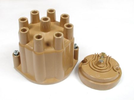 ACCEL Distributor Cap & Rotor Kit - Female Socket Style - Tan ACCEL 8120, Cap and Rotor Kit, Tan, Socket Style, Kit Hot on Sale