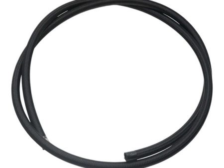 DeatschWerks 8AN Black Nylon Braided PTFE Hose - 6ft For Sale