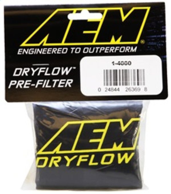 AEM Air Filter Wrap 6 in Base 5 1 4 in Top 5 in Tall Online Sale