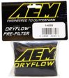 AEM Air Filter Wrap 6 in Base 5 1 4 in Top 5 in Tall Online Sale