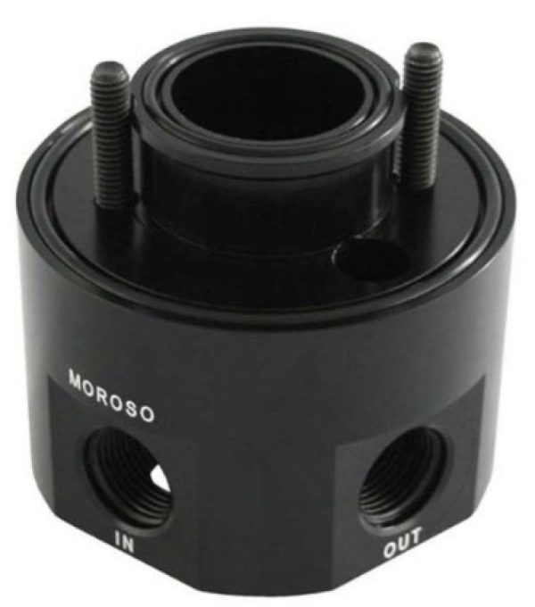 Moroso Chevrolet Small Block Oil Filter Adapter - Sandwich - Oil Cooler Online Hot Sale