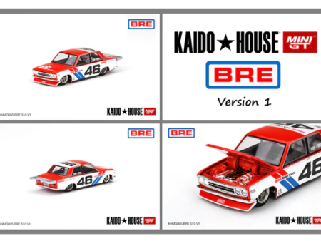 Kaido House x Mini GT 1:64 Datsun 510 Pro Street BRE #46 Version 1 Fashion