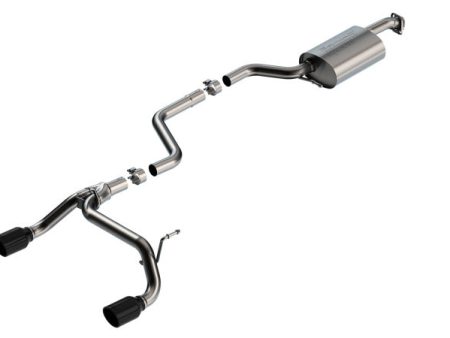 Borla 18-23 Suzuki Jimny 1.4L AT MT 4WD 2DR 2in S-Type Catback Exhaust - Black Chrome Tips Fashion