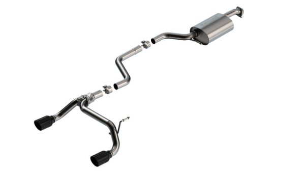 Borla 18-23 Suzuki Jimny 1.4L AT MT 4WD 2DR 2in S-Type Catback Exhaust - Black Chrome Tips Fashion