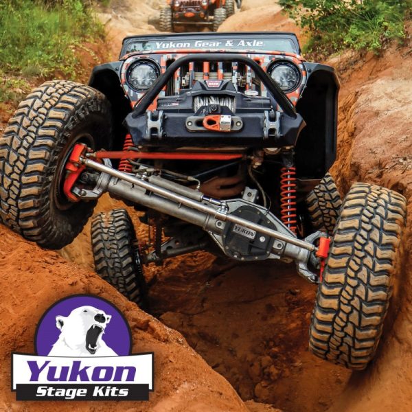 Yukon Gear High Stage 2 Jeep JL Re-Gear Kit w Covers Dana 30 35 4.88 Ratio 24 Spline For Cheap