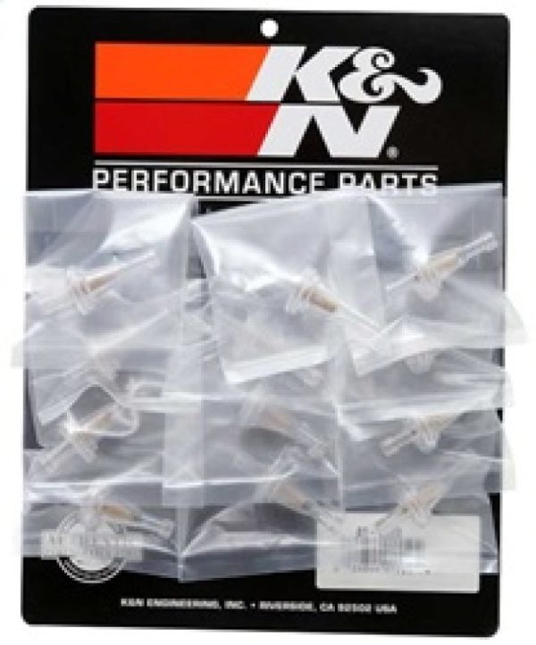 K&N 0.25in Flange 2.15in Length 1in OD Sintered Porous Bronze Fuel Filter (Set of 12) on Sale