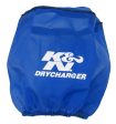 K&N Air Filter Wrap Drycharger Blue Online now