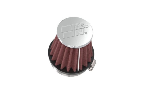 K&N Universal Chrome Filter 2.125 in Flange ID   3in Base OD   2in Top OD   2.75in Height Discount