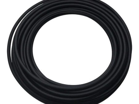 DeatschWerks 8AN Black Nylon Braided PTFE Hose - 50ft Online