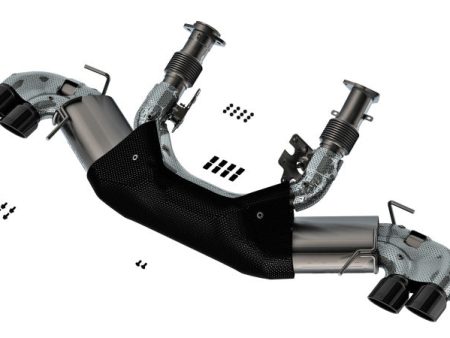 Borla 20-23 Chevy Corvette 6.2L V8 AT w o NPP 3in ATAK Catback Exhaust - Black Chrome Tips Sale