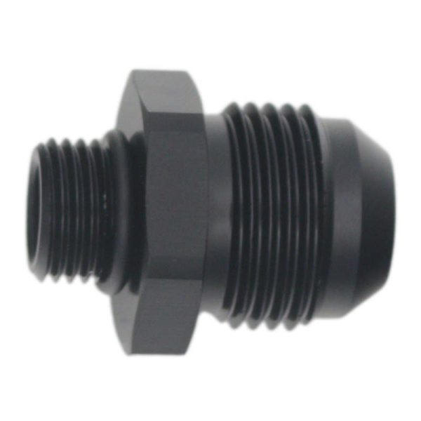 DeatschWerks 6AN ORB Male to 10AN Male Flare Adapter - Anodized Matte Black Supply