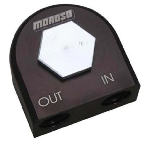 Moroso Universal Remote Oil Filter Adapter - 90 Degree - 13 16in-16 Thread Online